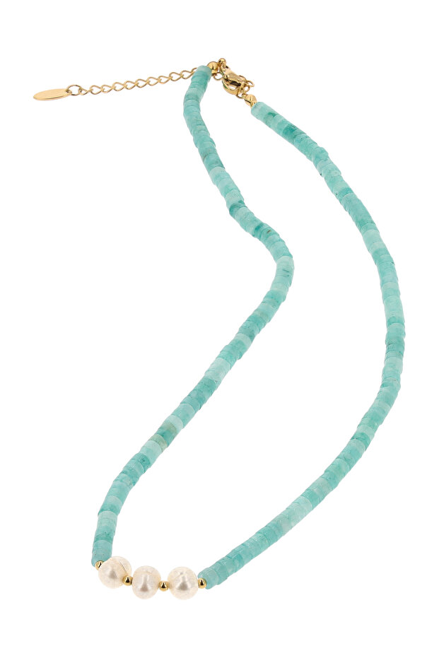 Halskette mit Perlen - 2