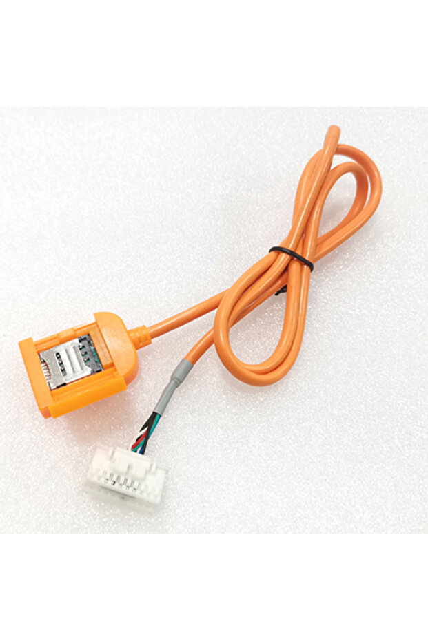Orange Sim Card Slot Adapter For Android Radio Multimedia Gps 4G 20pin Cable Connector Car Accsesori