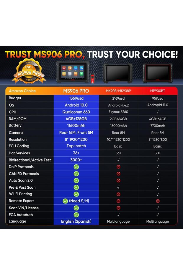 MaxiSYS MS906 PRO Scanner - 3