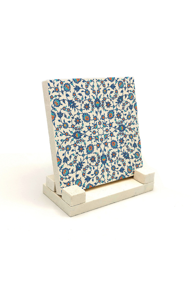طاولة حجرية مطبوعة على الطراز العثماني الصيني 10x10 KD-63