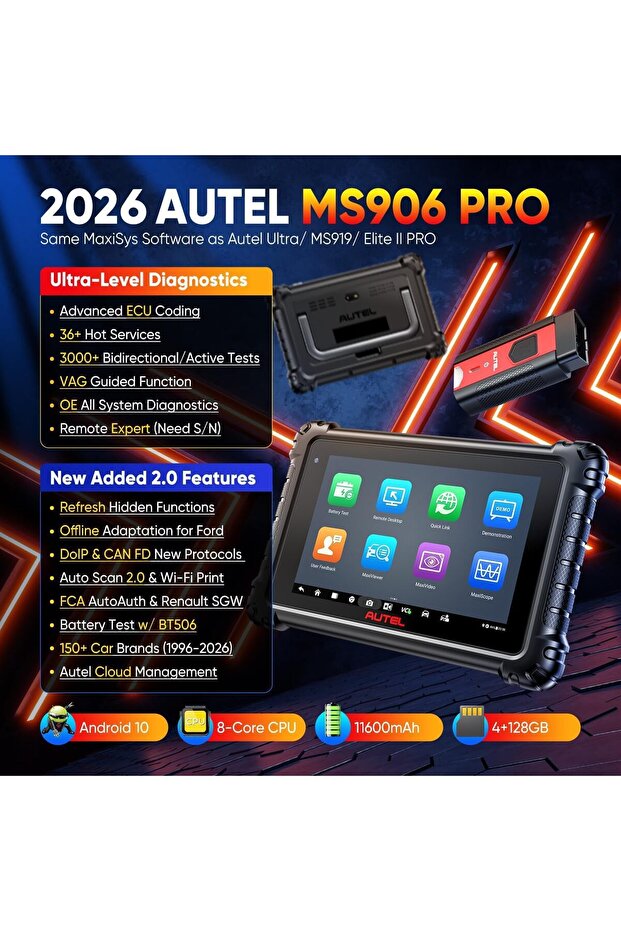 MaxiSYS MS906 PRO Scanner - 2