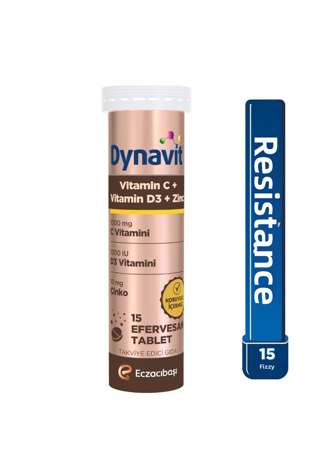 Vitamin C + Vitamin D3 + Zinc 15 Effervescent Tablet