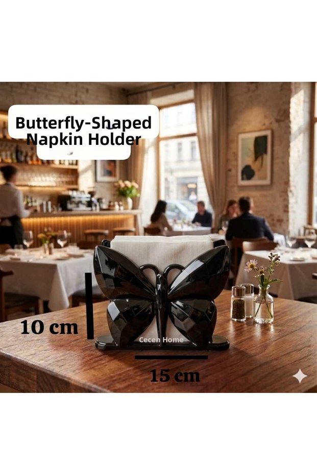 (1 Piece) Figured Napkin Holder, Decorative Napkin Holder, Tabletop Plastic Napkin Holder, Napkin Holder-10X15Cm