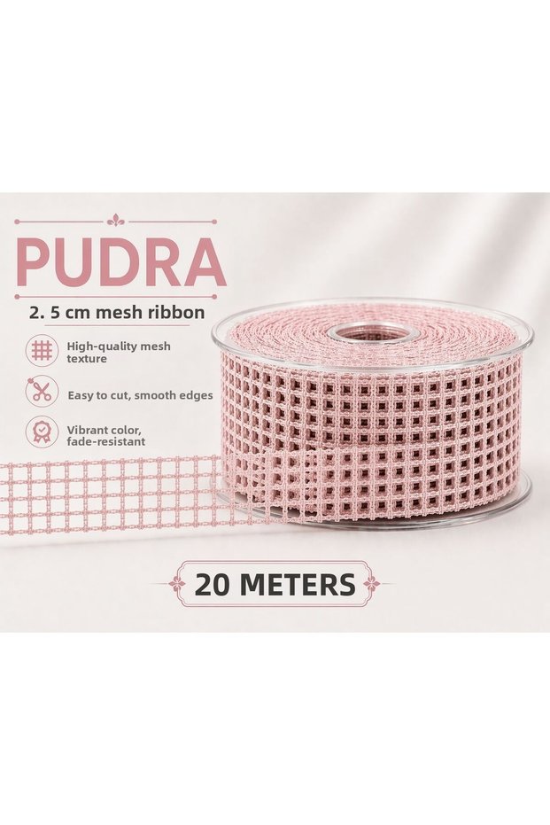 File Ribbon 2.5 cm 20 Meters, Bohça Dowry Special Day Gift Decoration Ribbon