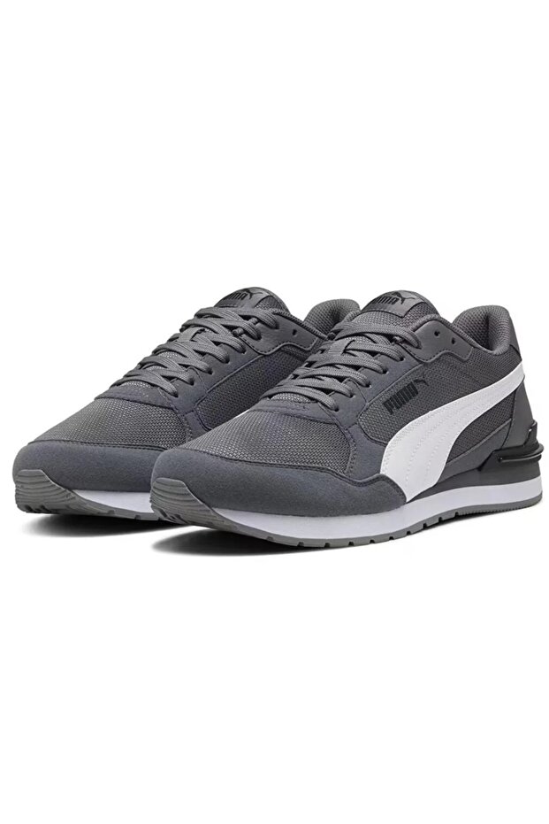 St Runner V4 Mesh 399666 Unisex Spor Ayakkabı FÜME - 2