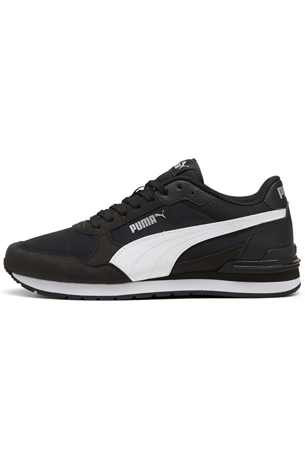 St Runner V4 Mesh 399666 Unisex Spor Ayakkabı SİYAH-BEYAZ - 1