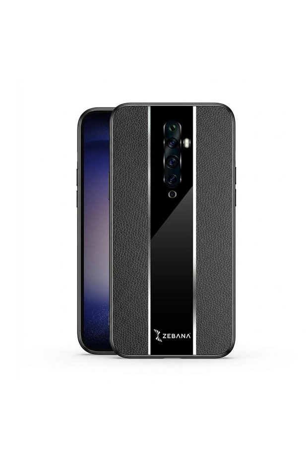 Oppo Reno 2Z Compatible Case Premium Leather Case Black
