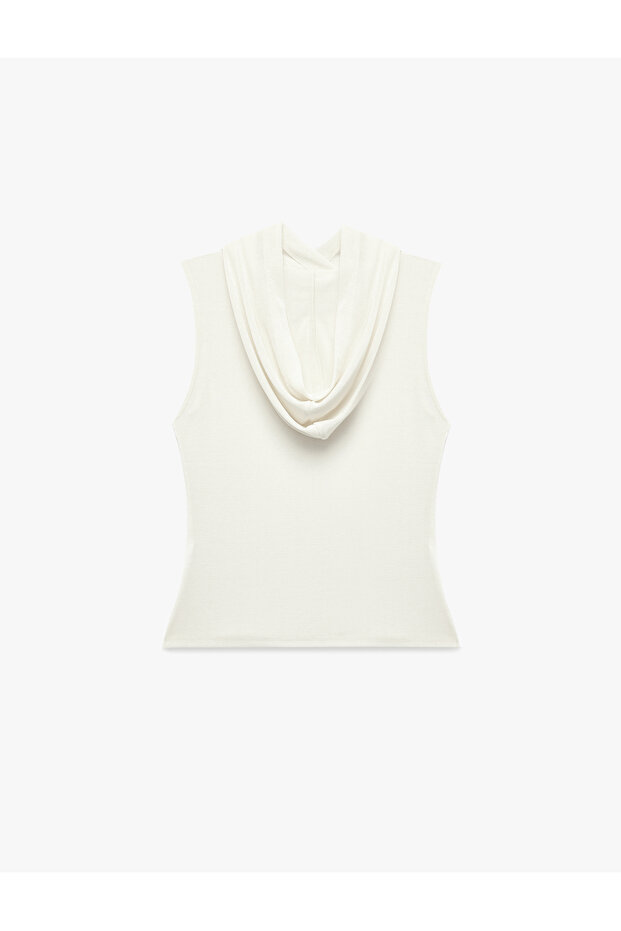 Top cu glugă fără mâneci Buzzy Fabric Basic - 5