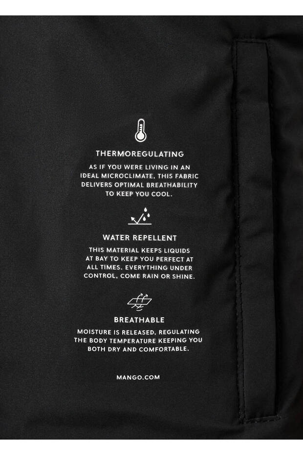 Kapüşonlu midi kapitone anorak - 5