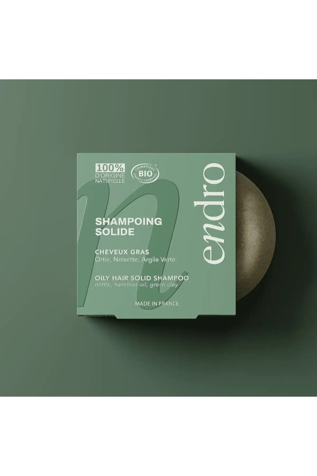 Șampon solid pentru păr gras, 80ml