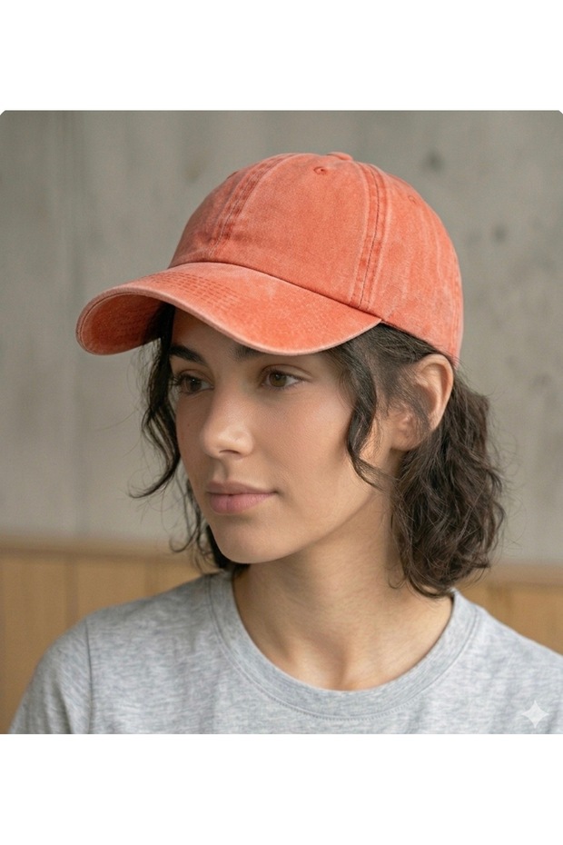 100% cotton washed unisex basic hat