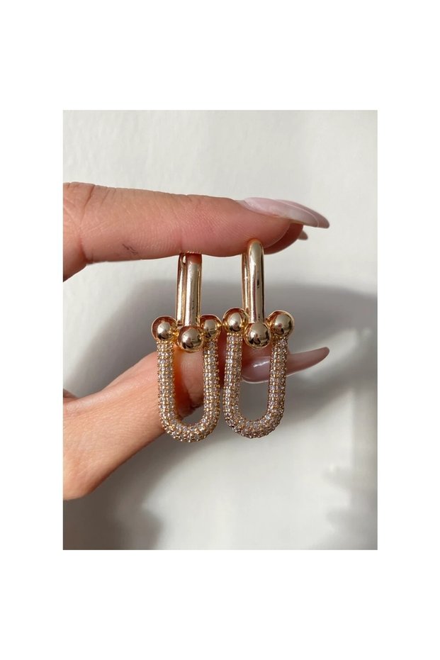 Gold Brand Tiffany Earrings