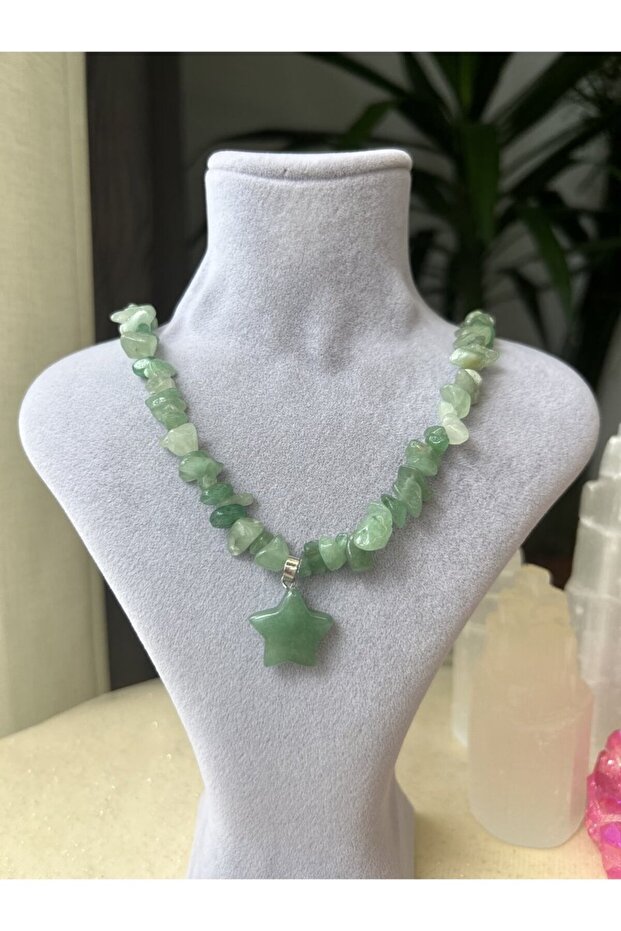 Aventurine Star Necklace