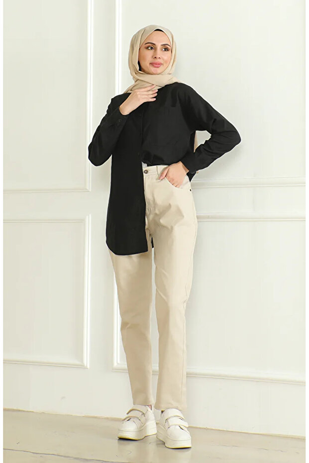 Momjean loose jeans 5304-04 stone