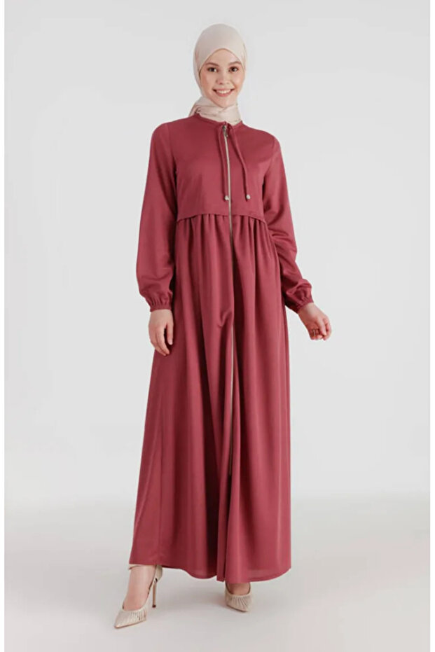 0569-11 موديل Dusty Rose Ferace بسحاب