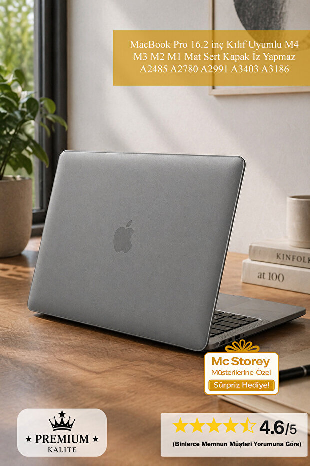 MacBook Pro 16.2 Inch Case Compatible M4 M3 M2 M1 Matte Hard Cover Non-Marking A2485 A2780 A2991 A3403 A3186