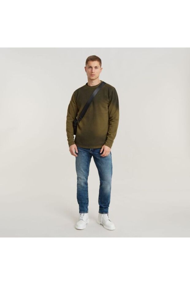 3301 MAVİ ERKEK REGULAR TAPERED JEAN PANTOLON - 3