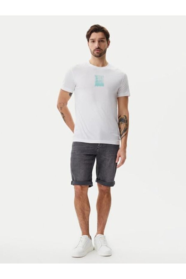 BRUSH STROKE GRAPHIC TEE - 3