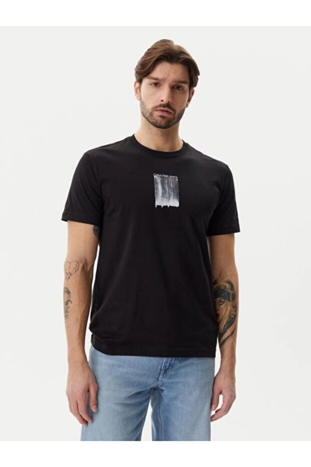 BRUSH STROKE GRAPHIC TEE - 1