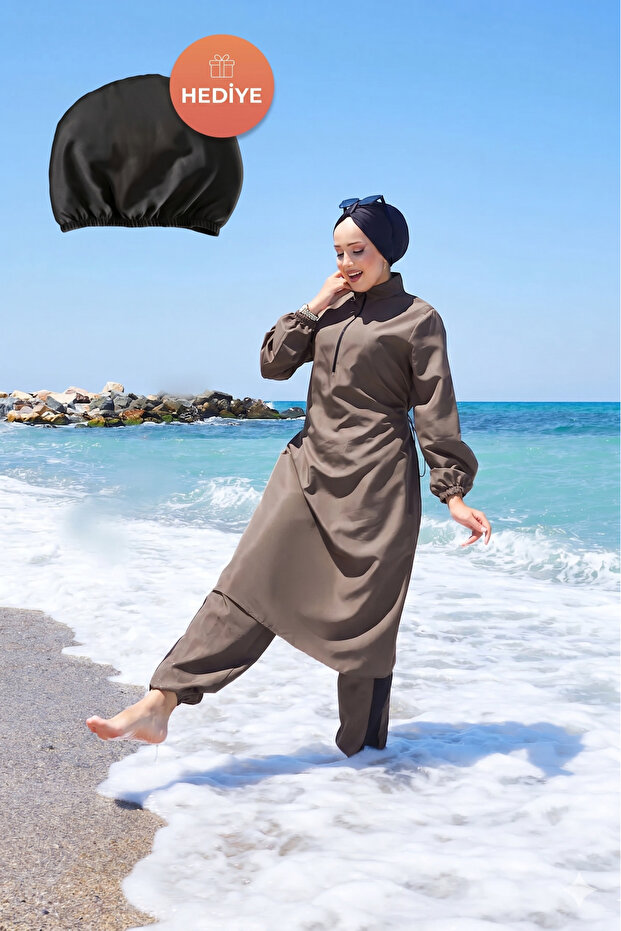 Gifted Sports Cut Hijab Swimsuit Set