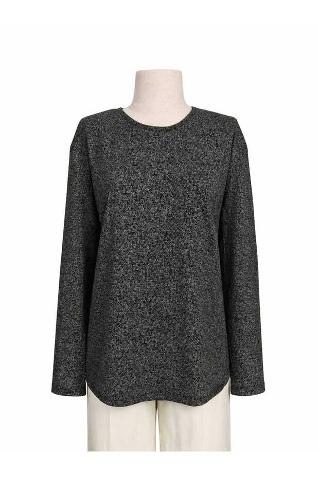 Women's Lycra New Season Mother Peyne Blouse with Broken Glass Pattern for Middle Age and Above