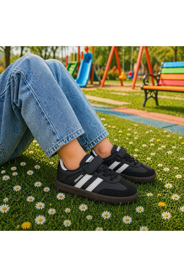 Daily Unisex Children's Sneaker Lace-Up Lightweight Flexible Non-Slip Sole Shoes
