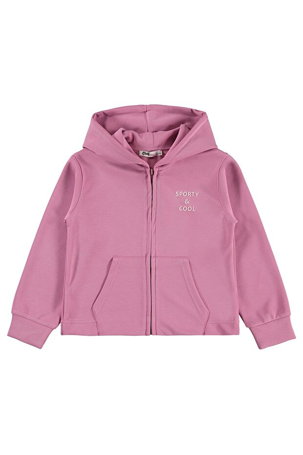 Sporty&Cool Printed Cardigan for 6-9 Years Old - Pink
