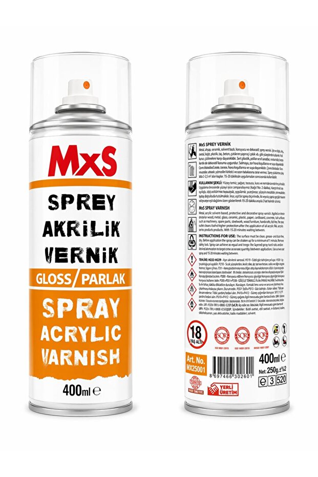 SPREY BOYA PARLAK VERNİK