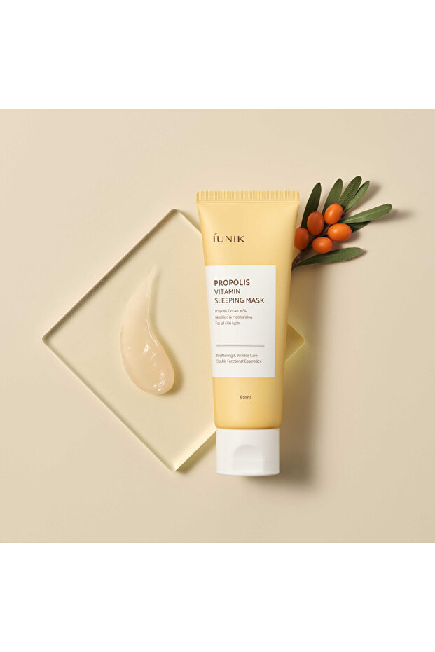 قناع النوم iUNIK Propolis Vitamin Sleep Mask 60ml