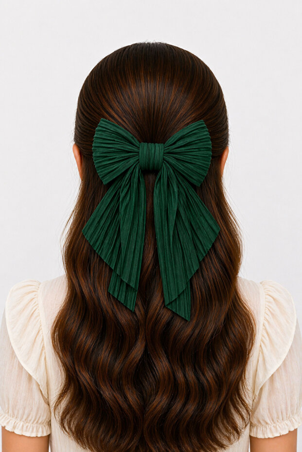 Plain Plain Fabric Colorful Clip Bow Design Hair Clips