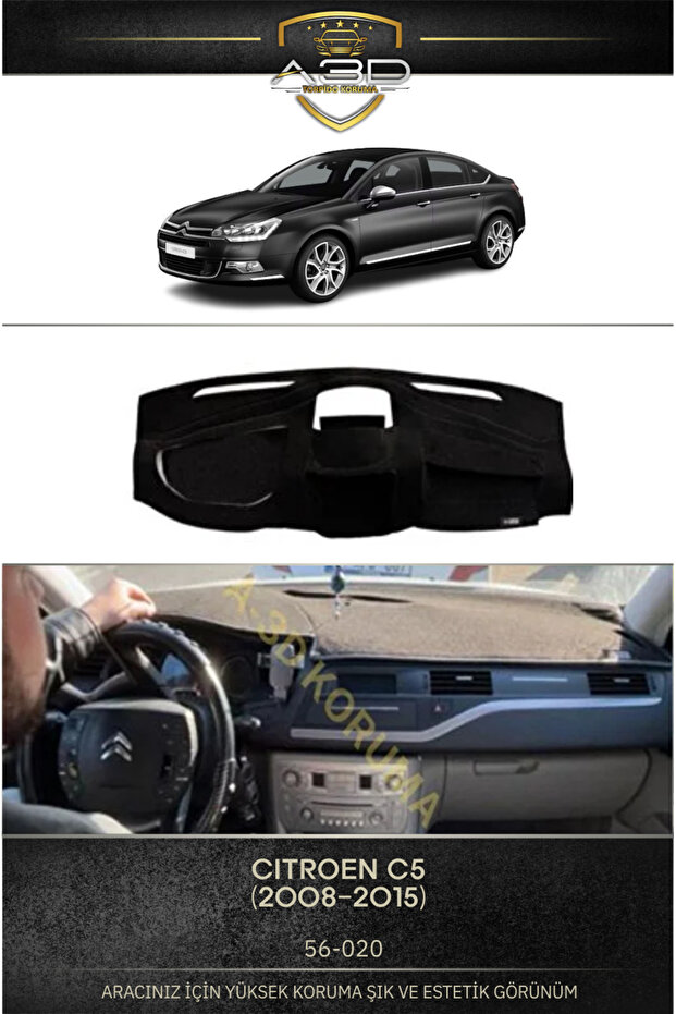 Citroen C5 (2008-2015) Front Chest Panel Dashboard Protection Cover Carpet Protector Cover