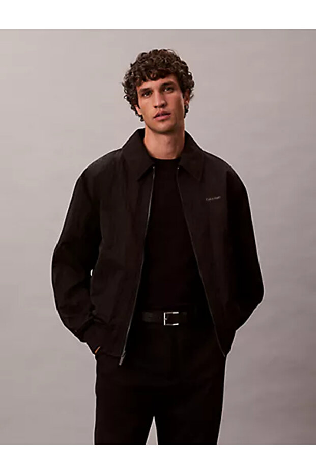 Ls Nylon Collared Reversible Jacket