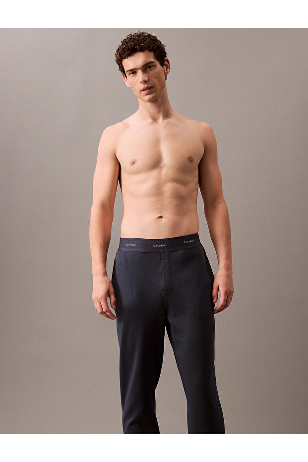 Men's Beli Logo Detailed Jogger Blue Sweatpants