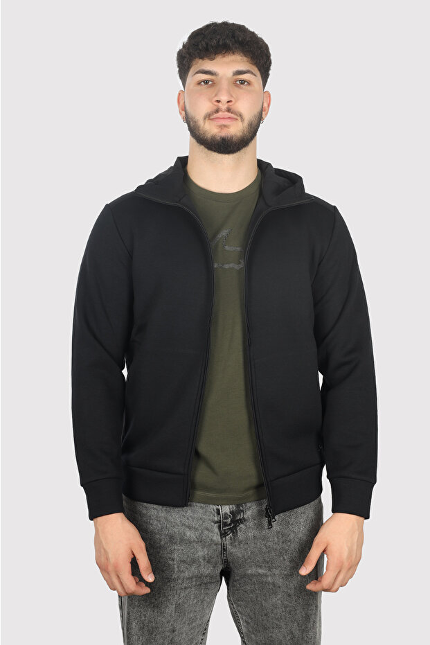 SWEATSHIRT WITH ZIP IN POLYESTER - 6