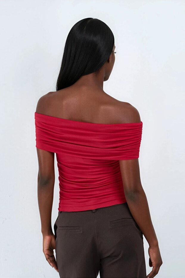 Busem Asymmetrical Backless Blouse - 3