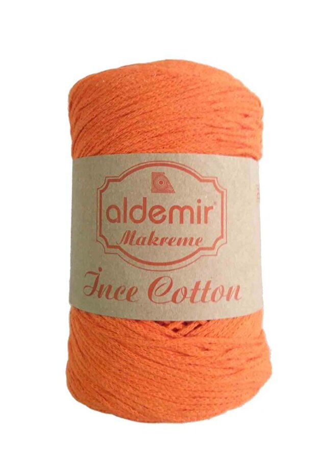 Bag Accessory Fine Cotton Macrame Orange No:15