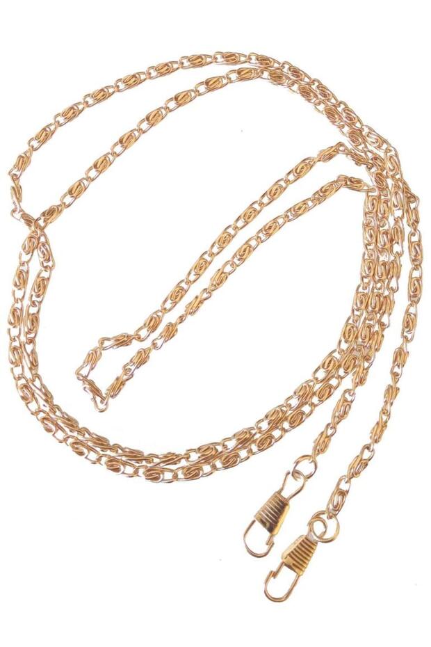 Light Gold Thin Bag Chain - 120 cm
