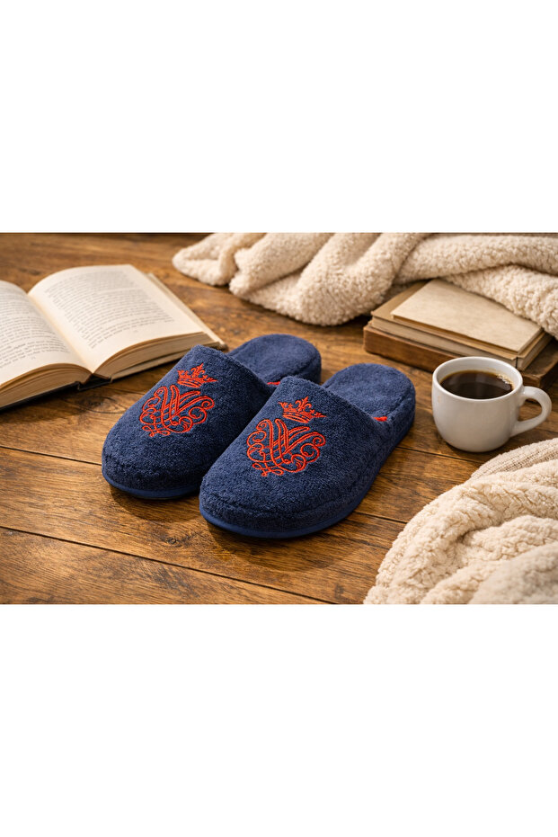 Home Blue Men's Slippers