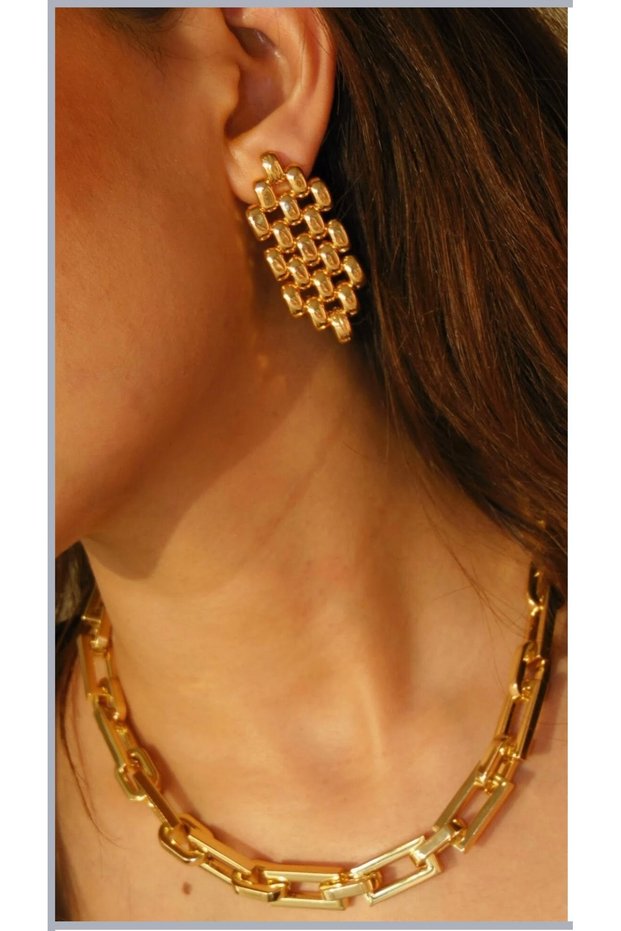 Steel 316L Tarnish Resistant Design Women's Earrings
