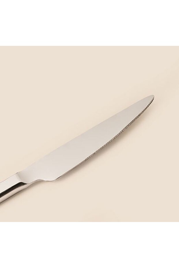 Lug Ga Nature Dining Knife Set of 6 - High Quality 18/10 Stainless Steel