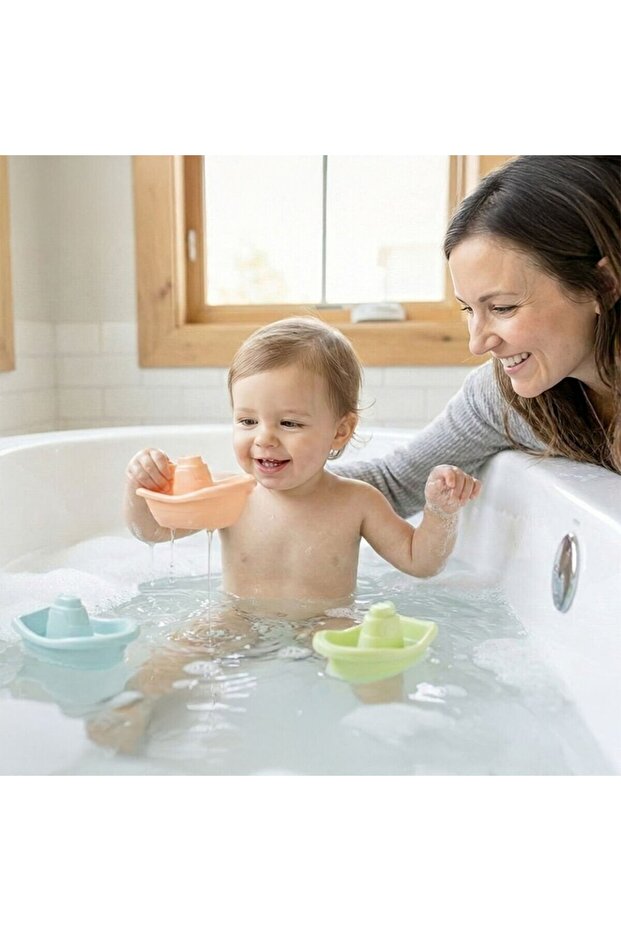 5210 Toy Bath Toy Boats Set of 3
