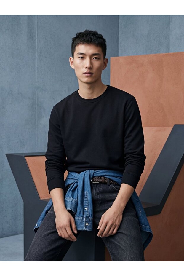 Interlock Basic Anthracite Sweatshirt - 2