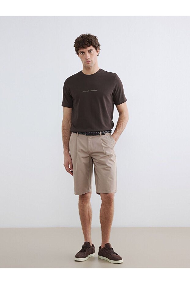 Lcwaikiki Classic Comfortable Fit Gabardine Men's Shorts