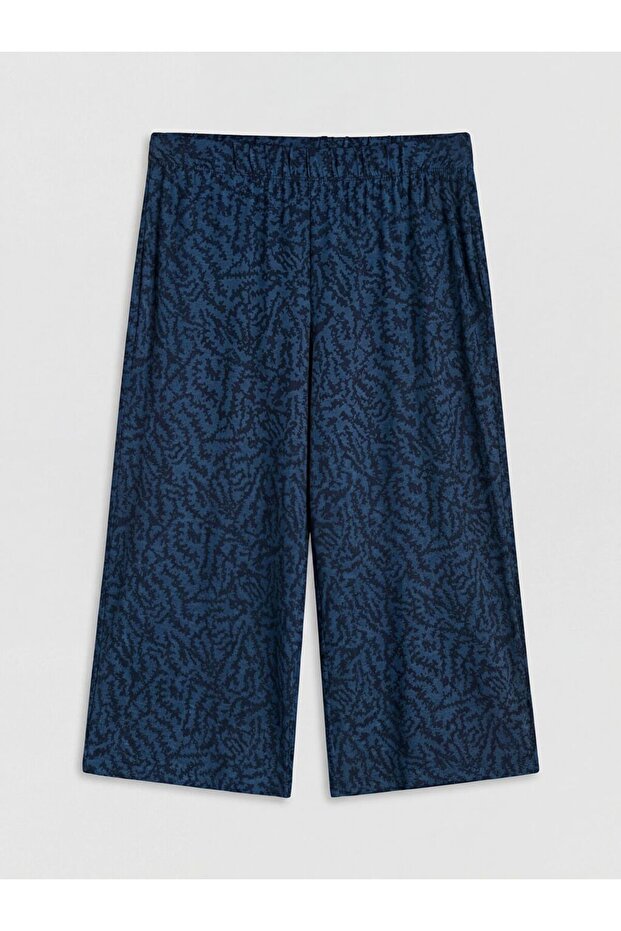 Lcw Grace Women's Capri with Elastic Waist Pattern