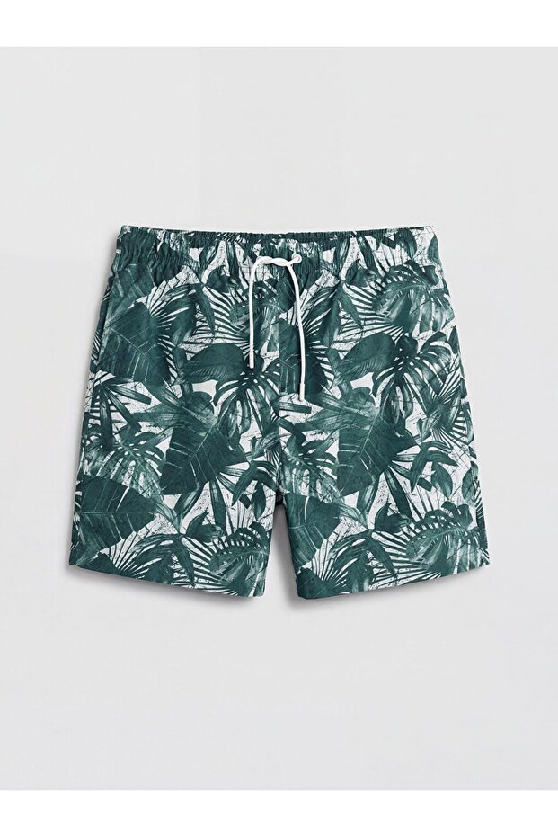 LCW SWIMWEAR Short Size Patterned Men's Swim Shorts