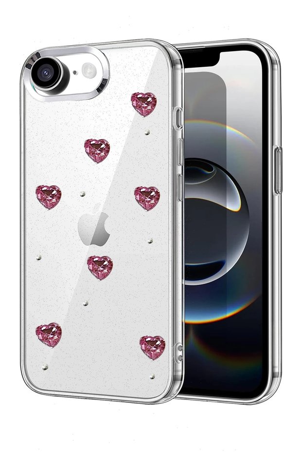 غطاء ZENGEMTX لهاتف iPhone 16E بنمط فيونكة - (140602) نمط 7
