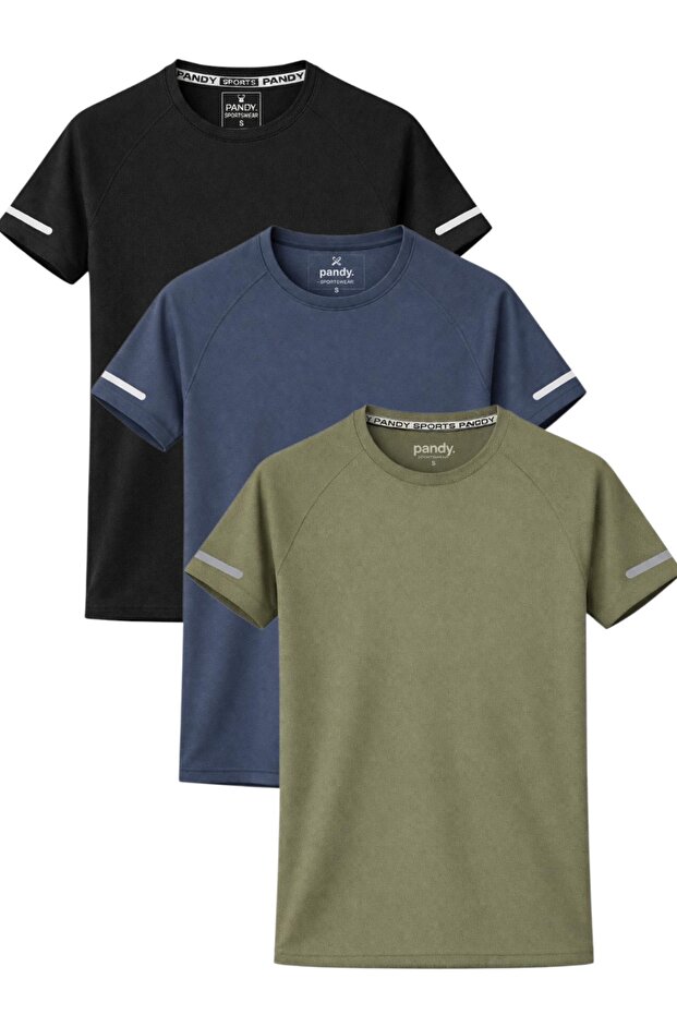 3-Pack Quick Dry Multi-Color Athletic Technical Women's Sports T-Shirts