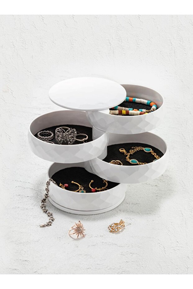 4-Tier Jewelry Organizer - Jewelry Box Diamond