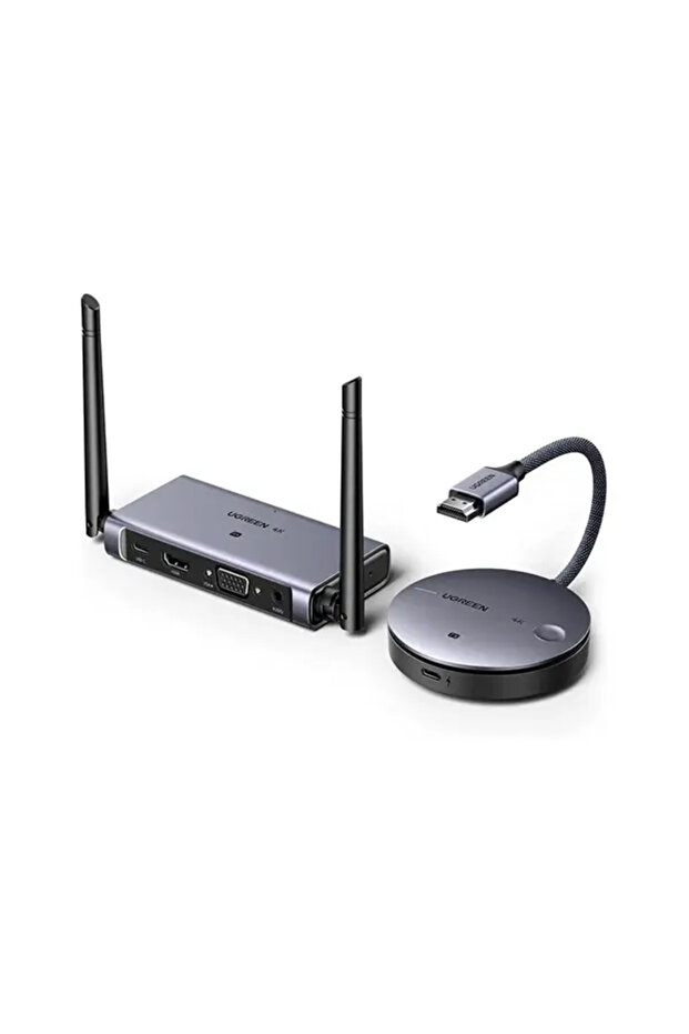 CM586-90909A Wireless HDMI Transmitter Receiver Kit Gray