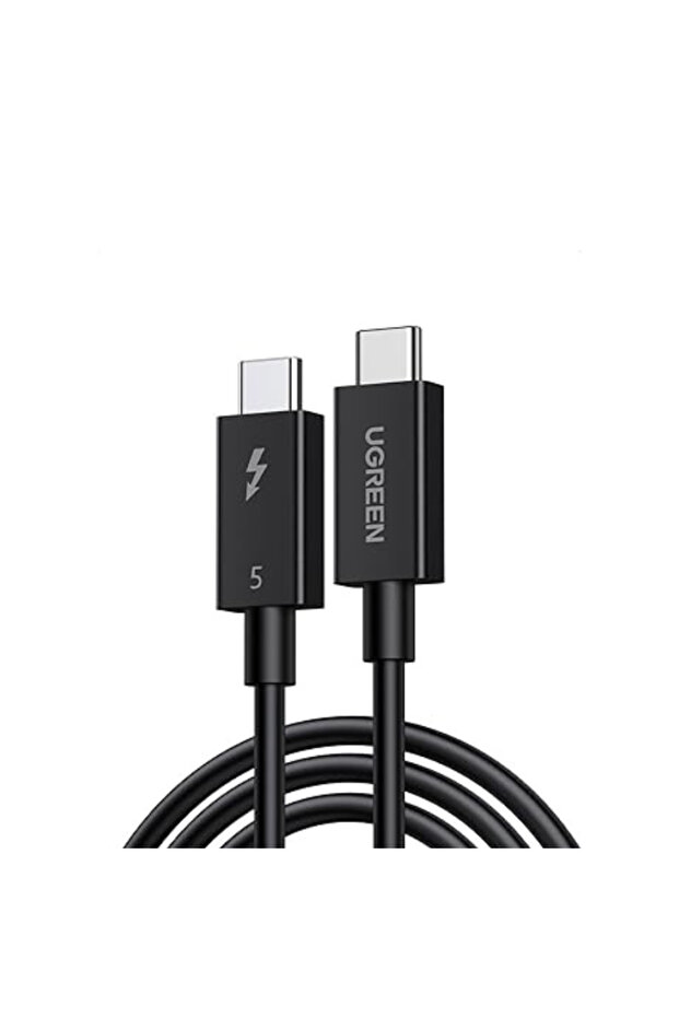 L703-45996 Thunderbolt 5 Cable 1m 5A Fast Data BLK